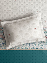 Valatia Tarang 100% Cotton King Bedsheet with 2 Pillow Covers | 200 TC Blue Ethnic Print Bedsheet Set