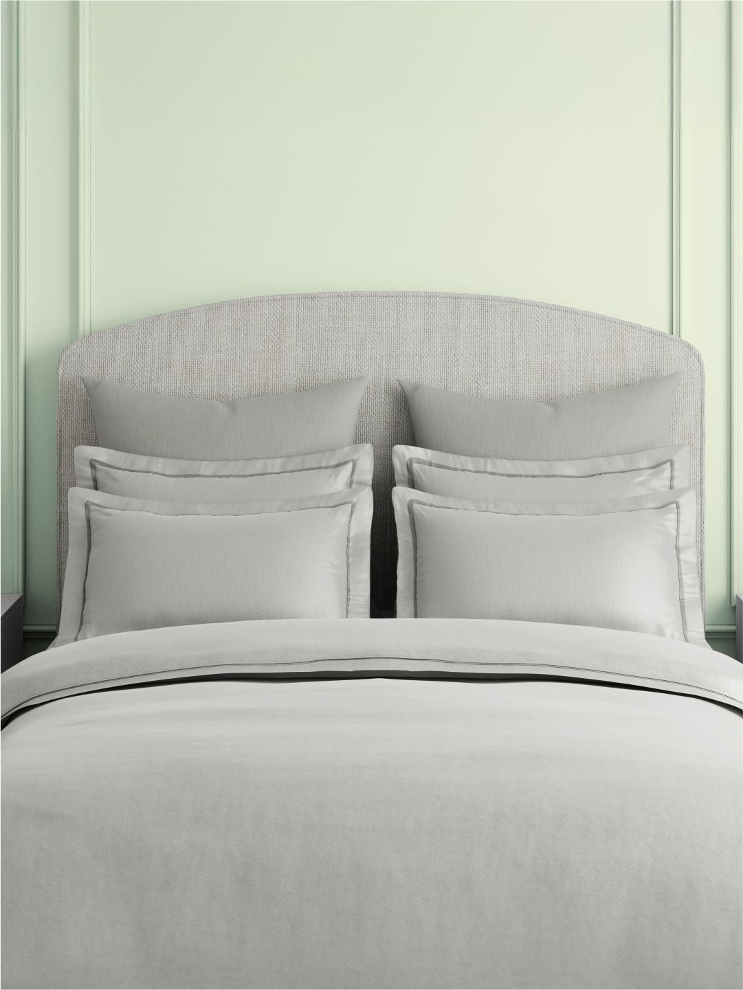 Natures Bamboo Cotton 180 TC King Bedsheet with 2 Pillow Covers | Grey  Solid Bedsheet Set