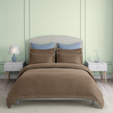 Natures Bamboo Cotton 180 TC King Bedsheet with 2 Pillow Covers | Solid Bedsheet Set